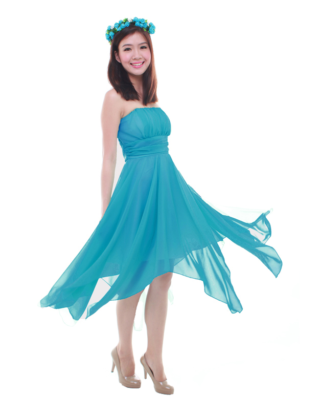 Pixie Dress in Teal